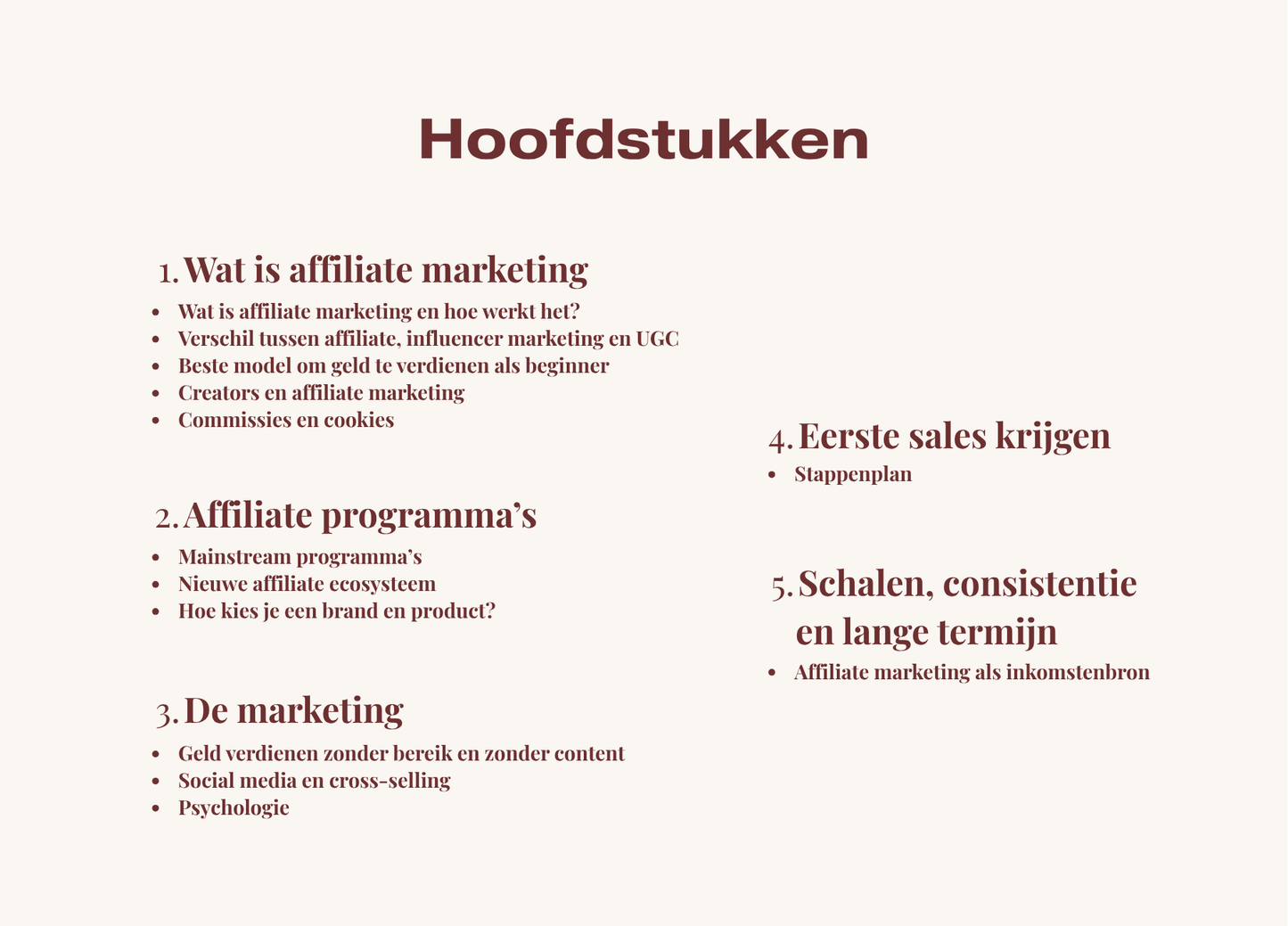 Affiliate Marketing - Beginner's Guide (stap-voor-stap video training)