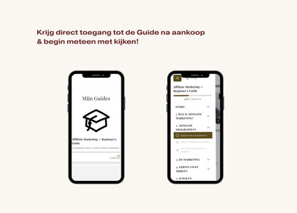 Affiliate Marketing - Beginner's Guide (stap-voor-stap video training)
